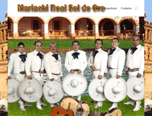 Tablet Screenshot of mariachirealsoldeoro.com